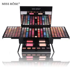 Profissional Natural 180 cores MISS ROSE Maquiagem Blush Eye Shadow Cosmetic Case Eyeshadow Palette High Pigment