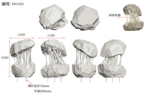 Изготовленная на заказ роскошная скульптура из стекловолокна с золотым покрытием, современное искусство для лобби отелей и коммерческих пространств, высококачественное украшение - Product Image 5