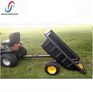 EU Popular Promotional Multi purpose Tow Behind small atv trailer garden trailer ATV GARDEN TRAILER with Low MOQ