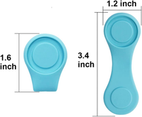 Fabricant d'usine pince à chapeau de golf magnétique en silicone multicolore avec logo marqueur de balle personnalisé accessoires de golf