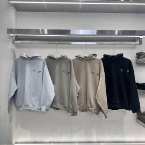 <b>Men's</b> Clothing Heavyweight Puff Printing Hoodies 100% Cotton Sweatshirts Streetwear Custom <b>Hoodie</b> for <b>Men</b> - Product Image 3