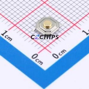 YTS10H0052CMG00 Tactile Switch SMD Switch Single Pole Single Throw 2.5N Vertical Mount 5.1mm - Product Image 1