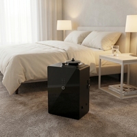 Diffuseur de parfum commercial sans eau pour HVAC, purificateur d'air 2000m³, machine intelligente à écran tactile et contrôle par application, 1000ml, métal, hôtel, 40dB