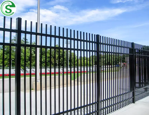 Fournitures de jardin de haute qualité Panneaux de clôture en fer Clôture de jardin Résidentielle Clôture en fer forgé bon marché - Product Image 3