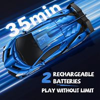 DWI 2,4 Ghz 1:10 Control remoto transformar coche RC Robot coche juguetes Detección de gestos y deformación de una tecla regalos para niños y niñas