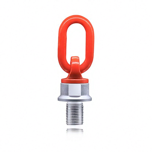 Anneau de levage pivotant en aluminium, tête hexagonale à bride, filetage UNC, finition anodisée, point de levage rotatif à 360 degrés - Product Image 1