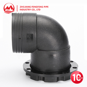 Bride de raccordement électrofusion HDPE haute pression avec coude pour systèmes de canalisations courbées - Installation flexible et pratique - Product Image 5