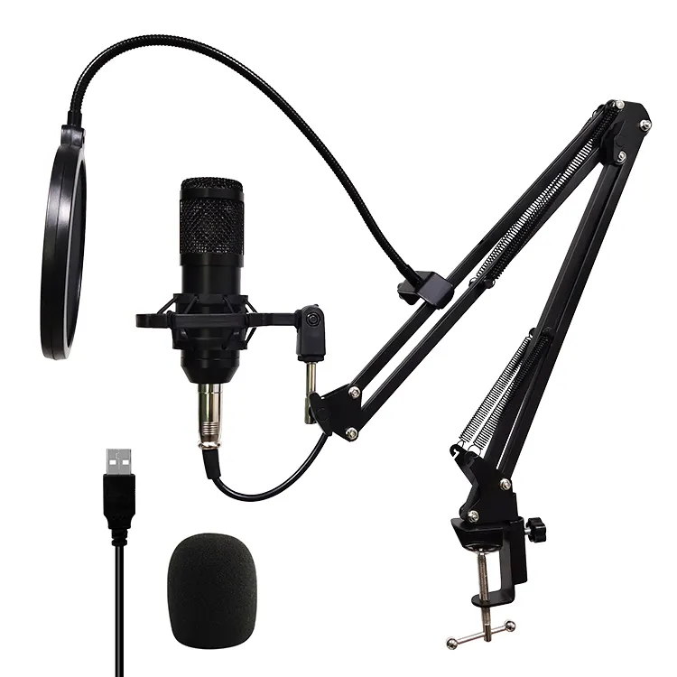 2021 new product Amazon hot seller USB Streaming Podcast PC Microphone, for Skype YouTuber Karaoke Gaming Recording