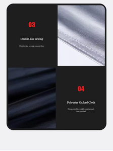 High Quality 190T Waterproof Oxford Cloth <b>Motorcycle</b> <b>Cover</b> Sun and Dust Protection for Motorbike Scooter and Car - Product Image 5