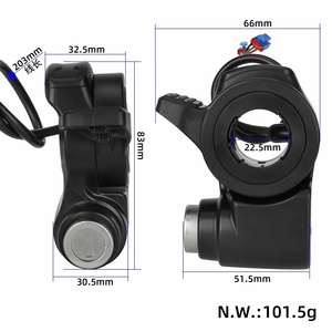 Kukirin G2 A1ล้อล็อกคันเร่งไฟฟ้า G2สูงสุดสวิตช์คันเร่งสกูตเตอร์พร้อมกุญแจพลาสติก - Product Image 2