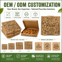 Embalaje de Entrega Diaria LongXiang para Pizza y Comida Rápida, Material de Cartón Corrugado Resistente, Reciclable, 2 mm de Grosor, Fácil de Plegar