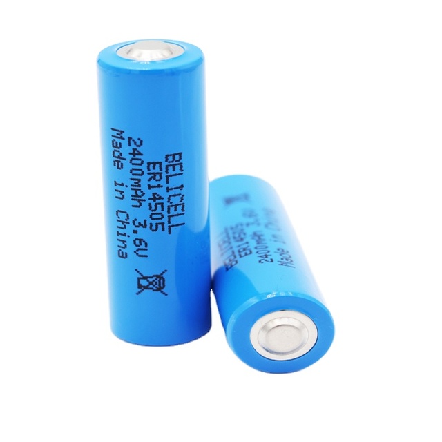 BELICELL AA Size 3.6V Lithium Primary Battery 2600mAh Non-Rechargeable ER14505 10-Year Warranty for Home Appliances IoT Sensors