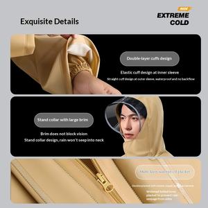 Ensemble imperméable pour <span class=keywords><strong>moto</strong></span>, <span class=keywords><strong>pantalon</strong></span> de <span class=keywords><strong>pluie</strong></span> pour homme, vêtements de <span class=keywords><strong>moto</strong></span> pour adulte, ensemble deux pièces, imperméable intégral, tissu en PVC épaissi, tricoté, randonnée - Product Image 4