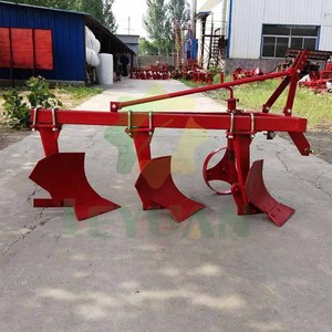 Arado de Tres Palas Rojo de Alta Productividad para Preparación de Terrenos, Maquinaria Agrícola - Product Image 1