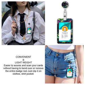 <span class=keywords><strong>Porte</strong></span>-badges RTS Funny Cat ID avec <span class=keywords><strong>porte</strong></span>-<span class=keywords><strong>badge</strong></span> rétractable avec bobine lourde rétractable - Product Image 4