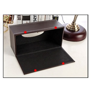 Nordic Boxes Baby Napkins Faux Leather Luxury Fashion High Grade Home Tissue Storage Box - Product Image 4