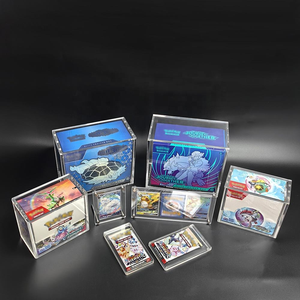 Boîte de présentation en acrylique transparente pour cartes, étui pour plaques PSA, support de cartes à collectionner personnalisé, protecteur magnétique pour cartes Pokémon Trainer Edition, compatible - Product Image 3