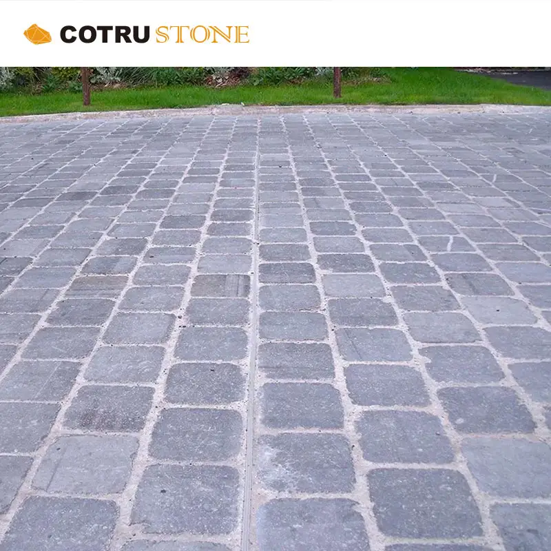 Atacado Boa Qualidade Bluestone Cobblestone hige porcelana exterior grandes pavers loucos fora do pátio bloqueio Granite paver o