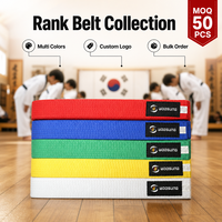Vente en gros Ceintures d'arts martiaux Woosung Ceinture de karaté Ceintures de taekwondo