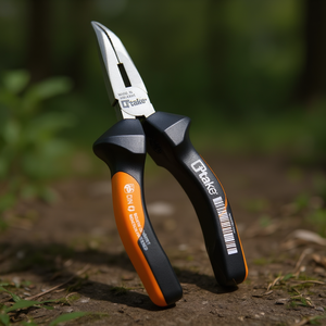 Ttake Bent Half Round Nose <b>Pliers</b> Wire Cutter 160mm Made In Germany - Product Image 3
