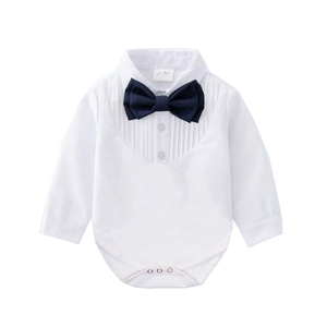 Ensemble de tenue de gentleman pour bébé personnalisé pour garçons de 0 à 24 mois <span class=keywords><strong>Costume</strong></span> formel pour anniversaire <span class=keywords><strong>Mariage</strong></span> Tenue de fête 2023 Vêtements pour garçons - Product Image 3