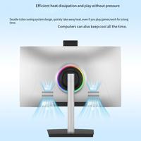 New 27" IPS LCD Monoblock AIO PC Desktop Computer All in One Core I3 I5 I7 I9 512GB SSD 16GB USB Keyboard Mouse Set Barebone