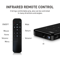 Vente en gros de mini projecteur intelligent DLP P09-II, projecteur Android 9.0, intelligent et portable pour le divertissement personnel et domestique