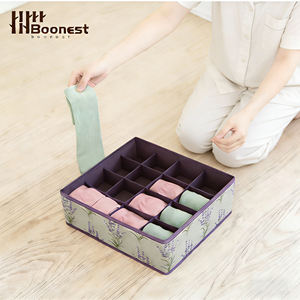 Organizzatore per Biancheria Intima Personalizzabile ed Ecologico, Pieghevole, in Tessuto Non Tessuto, Organizzatore per <span class=keywords><strong>Armadio</strong></span> e Cassetti per Abbigliamento - Product Image 3