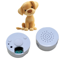 Boîte d'enregistrement vocal pour microphone rond et pointu 30S pour emballage de cadeau en peluche et poupée