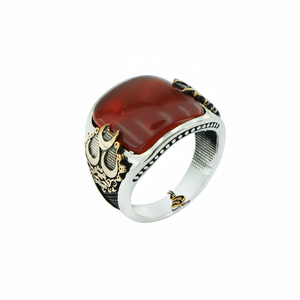 925K Sterling <b>Silver</b> Ottoman <b>Men</b> <b>Ring</b> - Product Image 2