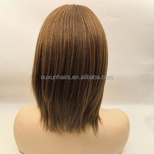 10*10 Top en soie pour femmes-Brun naturel, couverture complète, cheveux humains, Clip-In, Volume Boost - Product Image 4