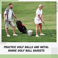 Panier à balles de golf en métal durable pour la vente en gros, accessoire de rangement pour practice, conteneur empilable en fil d'acier, support pour balles de golf