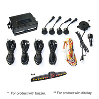 Kit de capteurs de stationnement pour voiture avec alerte sonore étanche 12V universel