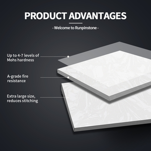 Runpin nhà bếp Countertop phòng tắm Vanity Top vàng trắng nhân tạo đá thạch anh cho khách sạn nhà hàng thanh thương mại nội thất - Product Image 2