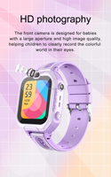 Smartwatch KT15 4G per Bambini, Schermo IPS da 1.52", GPS Tracker con Fotocamera, SOS, Contapassi, Sveglia, Impermeabile IP67, Cinturino in Silicone per Ragazzi e Ragazze