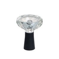 YI JIN Ensemble de Têtes de Chicha en Verre Durable, Finition Miroir, Design Portable pour Voyage et Utilisation en Bar, Comprend un Bol à Chicha pour Fumer la CHICHA