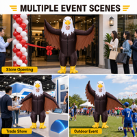 Modèles de mascotte gonflables personnalisés - Ensemble de mascotte gonflable en forme d'aigle, animal de dessin animé, adapté aux défilés d'événements, à la promotion de la marque, au cosplay