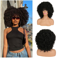 Perruque afro blanche en gros pour adultes, années 70 et 80, disco, cosplay, cheveux synthétiques, déguisement, accessoires hippie, couleur afro, perruques pour fête