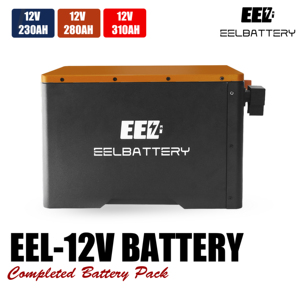 EEL V2 12 В, литий-ионный аккумулятор для солнечной батареи, 12,8 В, 280 А/ч, чехол для аккумулятора DIY с гибкими шинами для гольф-картов EV