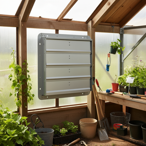 Ventilateur d'extraction mural 18 pouces, moteur AC, construction en acier, robuste, faible bruit, pour abri de jardin, serre - Product Image 2