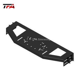Kit de cockpit de course Sim de divertissement sportif haut de gamme Profil en aluminium robuste Siège ergonomique Compatible <span class=keywords><strong>Fanatec</strong></span> Direct <span class=keywords><strong>Drive</strong></span> - Product Image 3