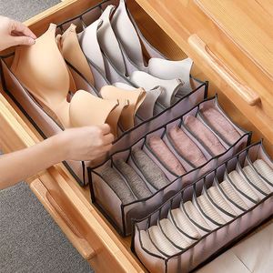 New Underwear <b>Storage</b> <b>Box</b> Drawer Type Mesh Underwear Socks Finishing <b>Box</b> Household <b>Folding</b> Separation Bra Organizer <b>Storage</b> <b>Box</b> - Product Image 5