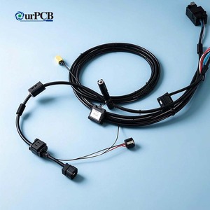 Cable de Control de Bloqueo de Capucha Coaxial USB Tipo C Enrollado, Fabricación de Cables Personalizados, Arnés de Cableado para <span class=keywords><strong>Tractor</strong></span>, Banco de Trabajo - Product Image 6