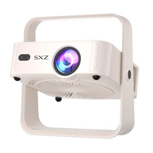 Projecteur intelligent Android 14 pour cinéma maison 3D, films numériques, <span class=keywords><strong>table</strong></span>, pico-projecteur 4K WiFi, <span class=keywords><strong>jeux</strong></span> vidéo HD 720P, TV intelligente, réunions, extérieur - Product Image 1