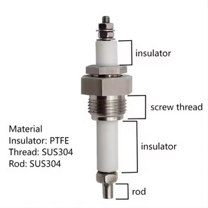 <strong>Single</strong> Dual Electrode Stainless Steel 304 316 Water <strong>Level</strong> <strong>Sensor</strong> G1/<strong>2</strong> Liquid <strong>Level</strong> Probe for Boilers and Steam Generators - Product Image 2