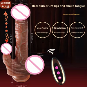 Bestseller Vrouwelijke Masturbator Automatische Stotende <span class=keywords><strong>Vibrator</strong></span> Realistische Dildo Vibratie Telescopisch Verwarmend Seks Speelgoed voor Volwassenen - Product Image 3