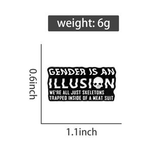 เข็มกลัดเคลือบรูปภาพลวงตาสำหรับเด็กและเพื่อน - Product Image 6