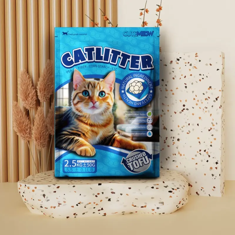 Food Grade Clumping Crushed ToFu Cat Litter