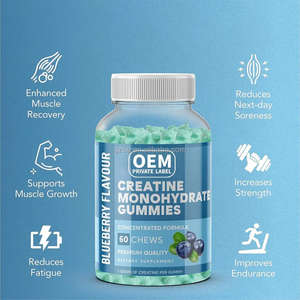 Etiqueta privada Creatina Monohidrato Gummies Suplemento previo al entrenamiento Energy <span class=keywords><strong>Gummy</strong></span> Creatina Crecimiento muscular Osos para adultos - Product Image 2