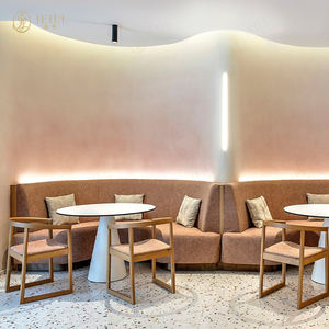 Moderno Japonés Café Banco Cabinas Asientos Cafetería Restaurante Guangzhou Mesas y Sillas Conjuntos Muebles Proyecto - Product Image 1